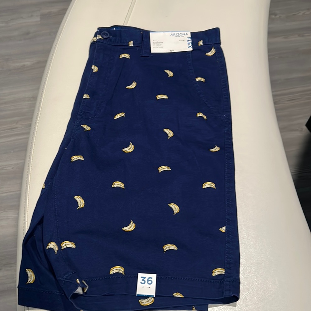 Arizona Jean Co men’s flex classic fit Banana Ditzy size W 36